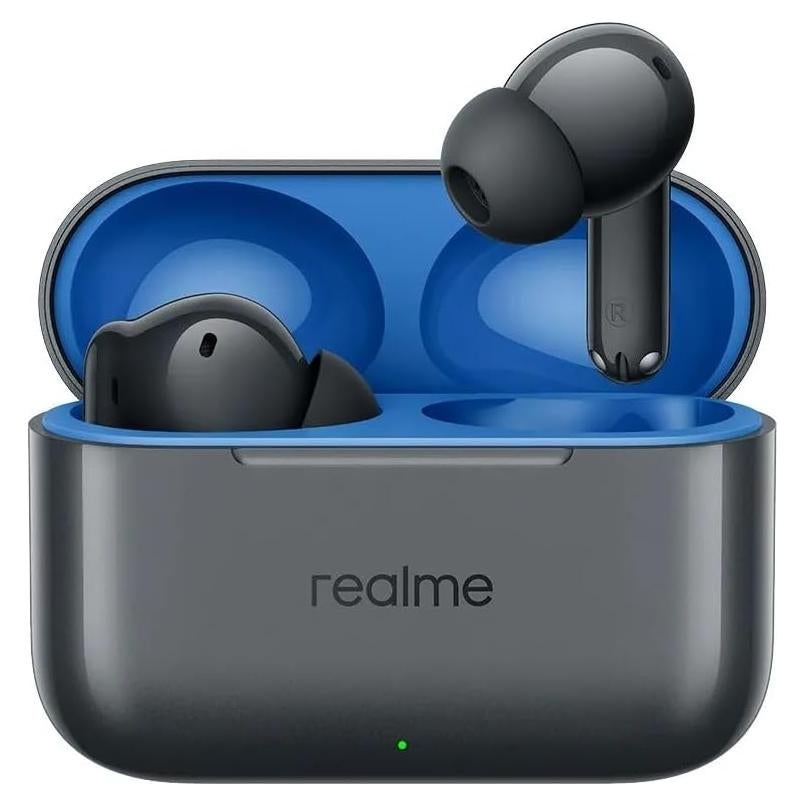 Auriculares Inalámbricos realme Buds T200, ANC 32dB, IP55, 50h
