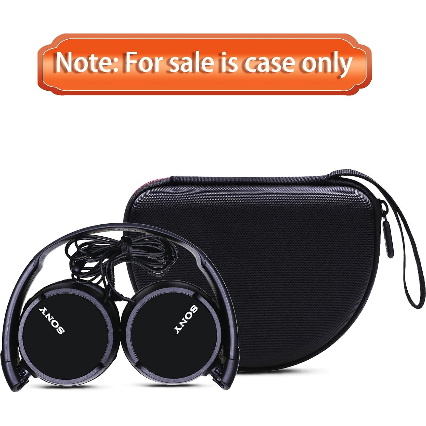 Funda LTGEM para Auriculares Sony MDR-ZX110/ZX310AP, Negro