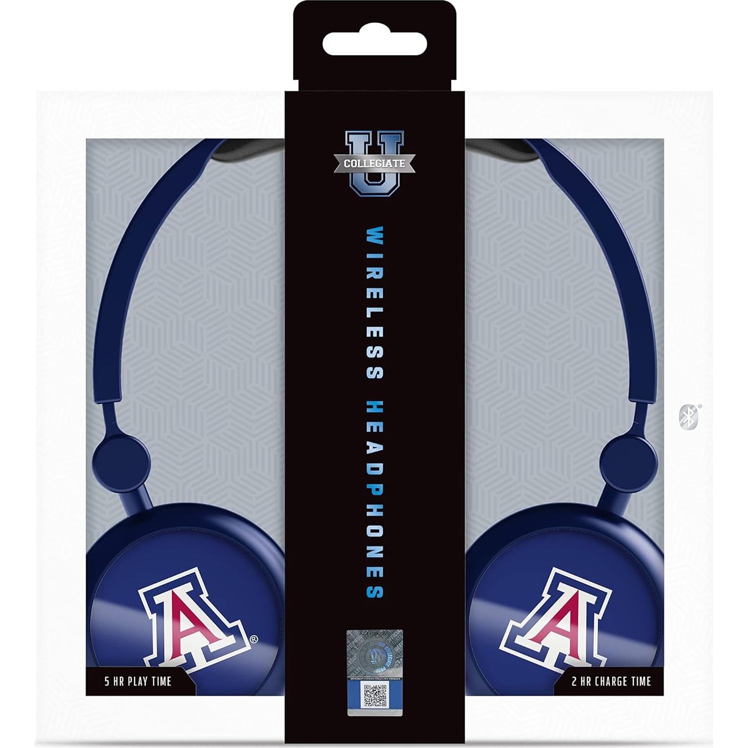 Auriculares Bluetooth On-Ear Prime Brands NCAA Arizona Wildcats