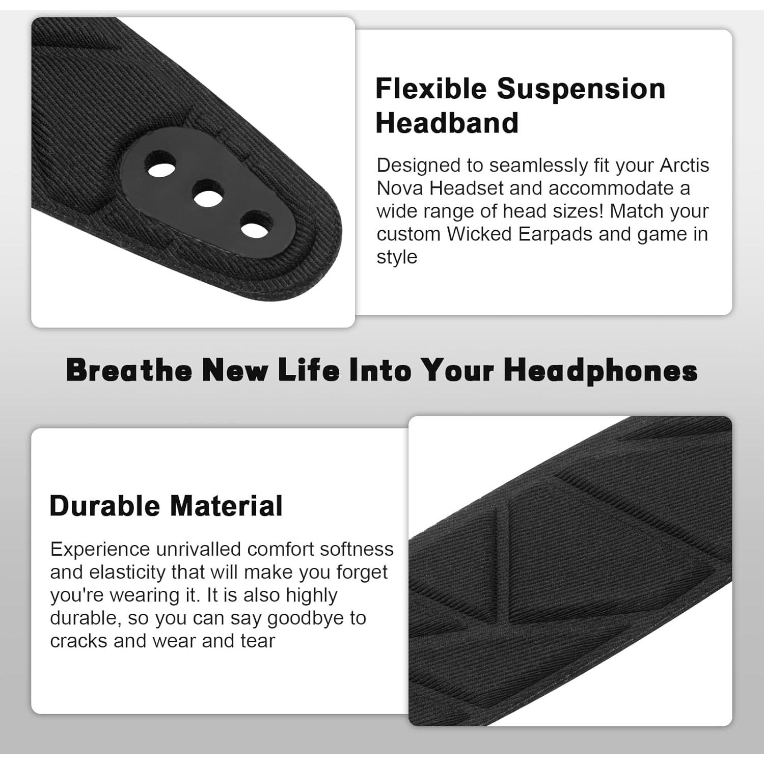 Banda de Reemplazo SteelSeries Arctis Nova Pro - Negro