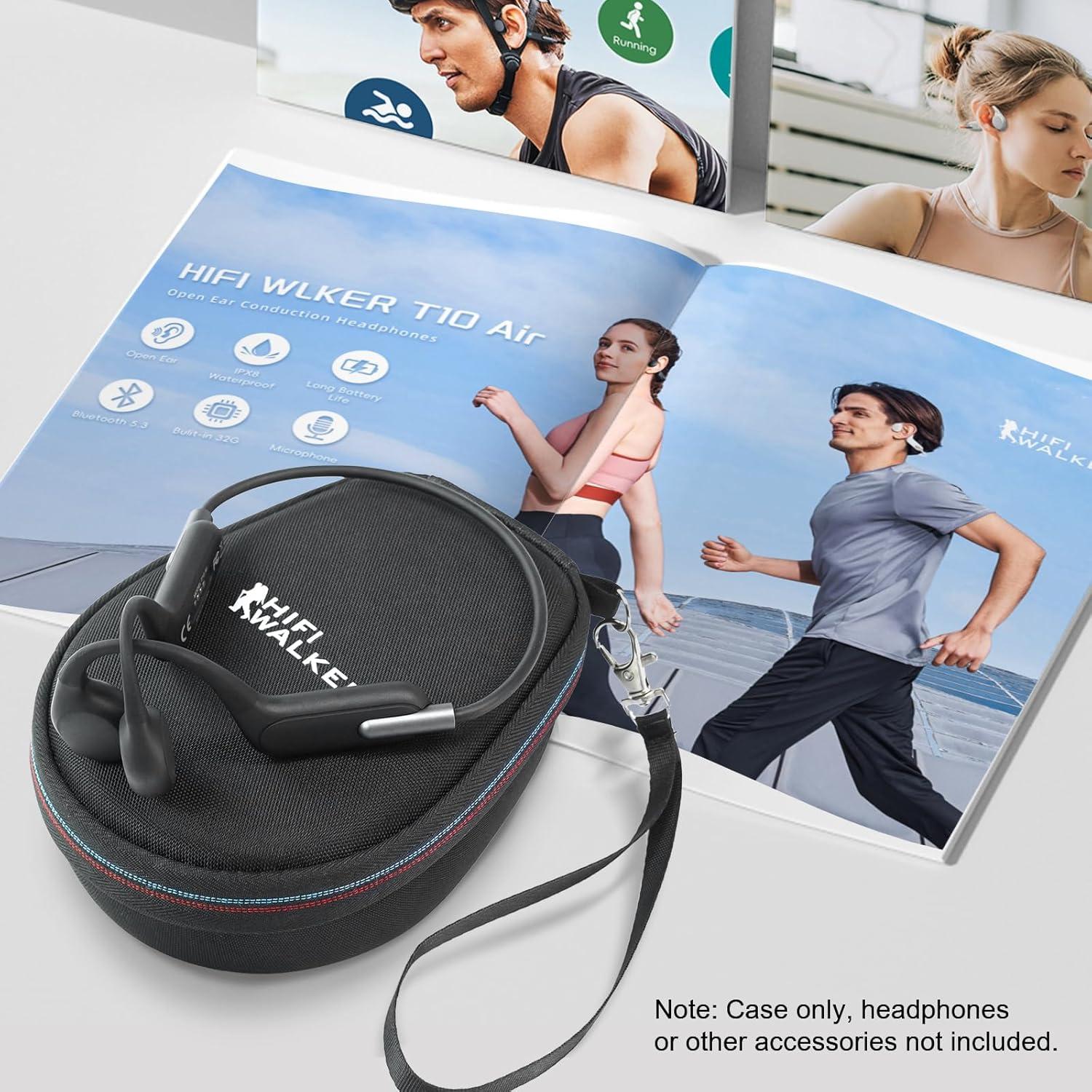 Funda Dura para Auriculares HIFI WALKER T10 Air - Negro