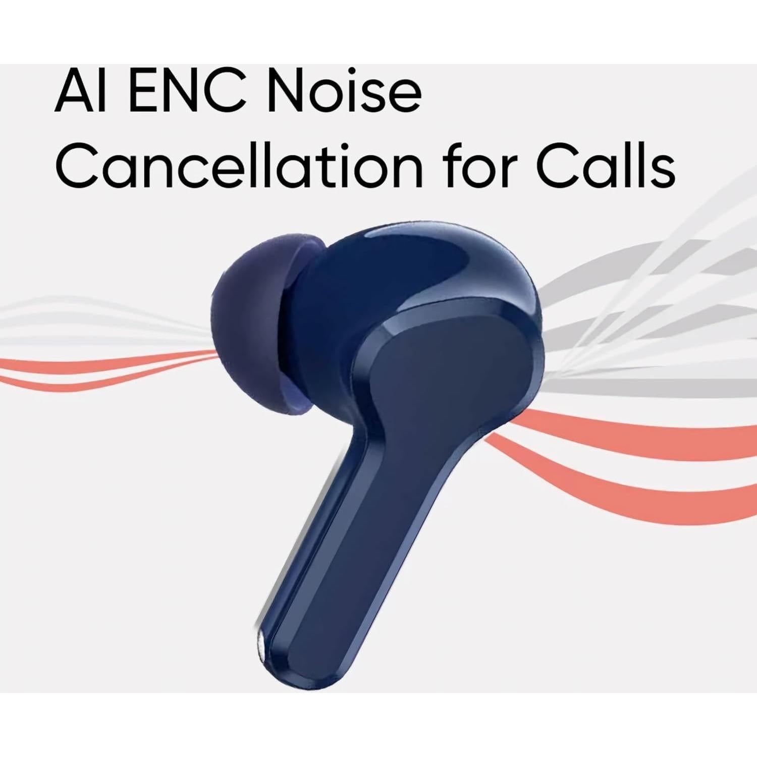 Auriculares Inalámbricos realme T110 con Cancelación de Ruido AI ENC