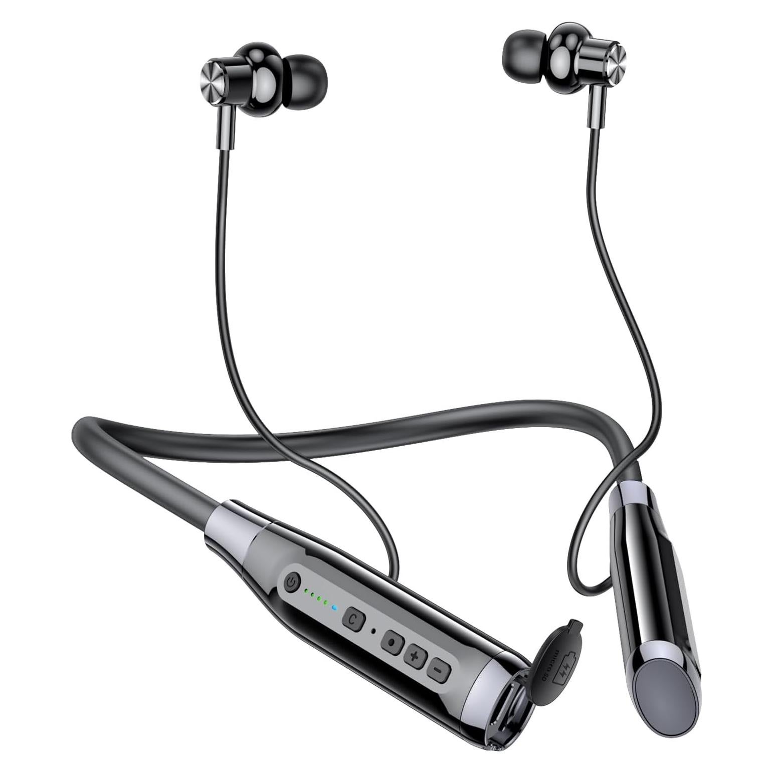 Auriculares Bluetooth Kinobo A12 IPX7 120h Reproducción Negro