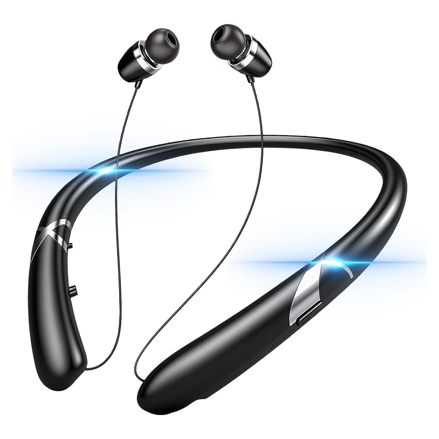 Auriculares Bluetooth Finpola HX965 Retráctiles IPX5 18h Batería