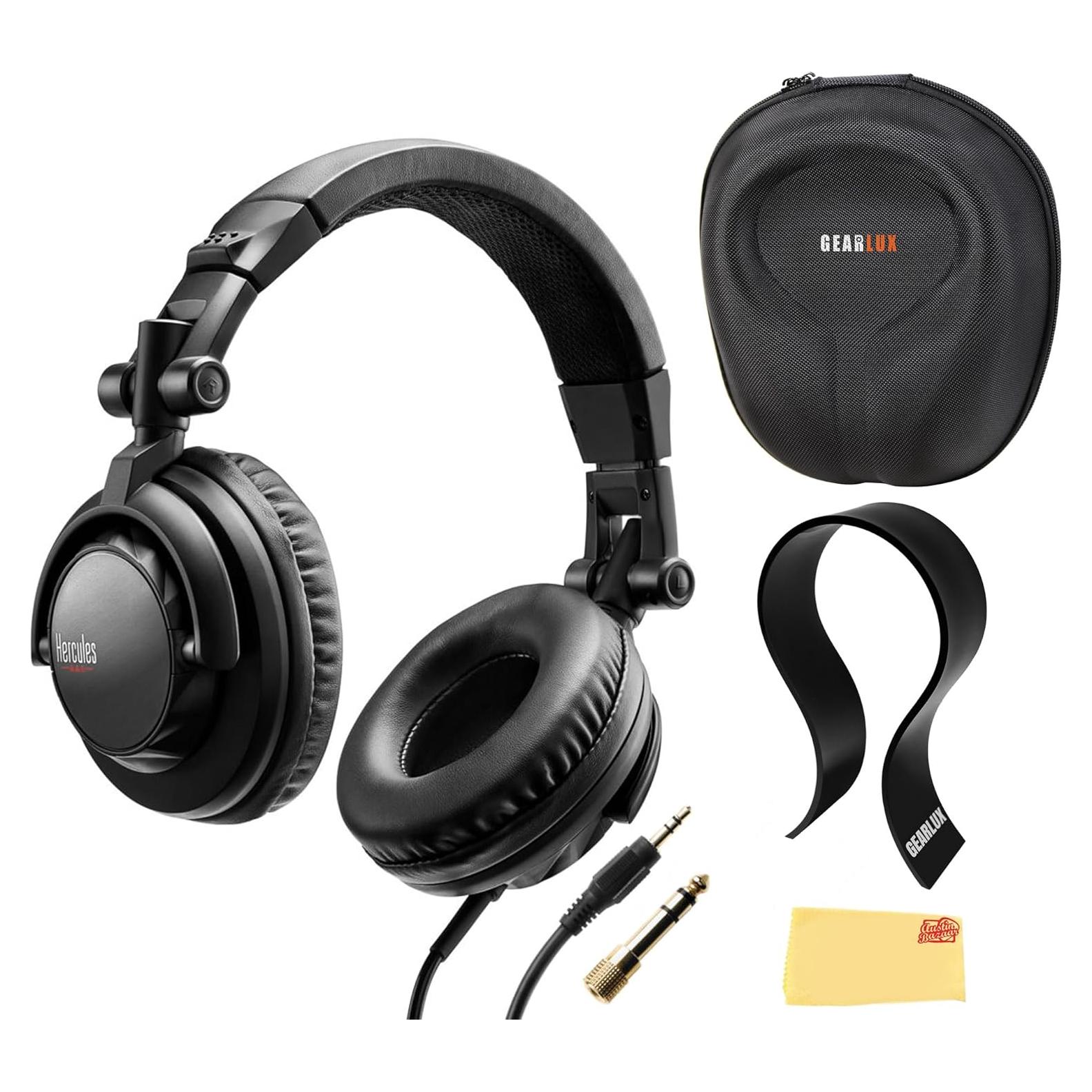 Auriculares DJ Hercules HDP DJ45 Cerrados con Estuche y Soporte