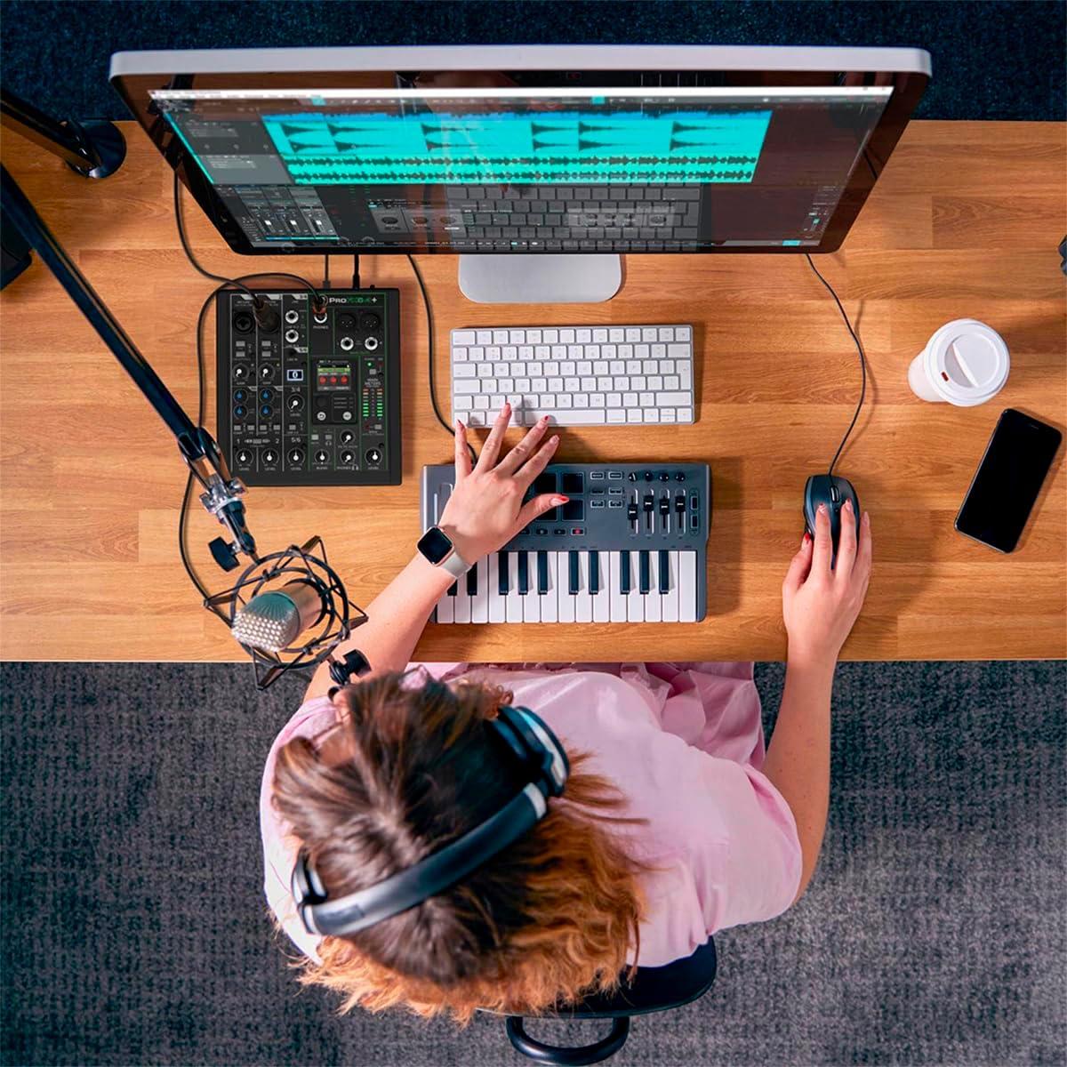 Mezclador Analógico Mackie ProFX6v3+ 6 Canales USB Bluetooth