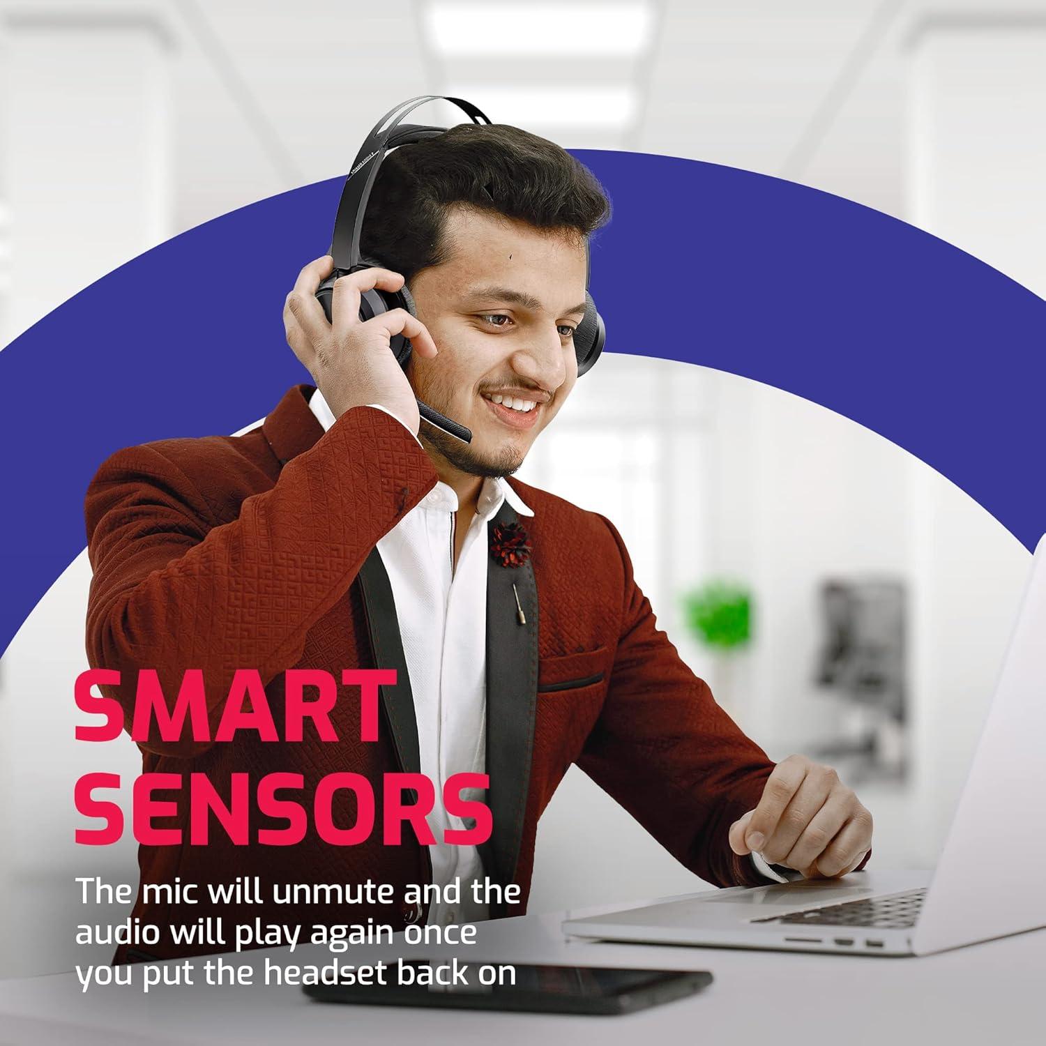 Auricular Estéreo Bluetooth Poly Voyager Focus 2 UC USB-A