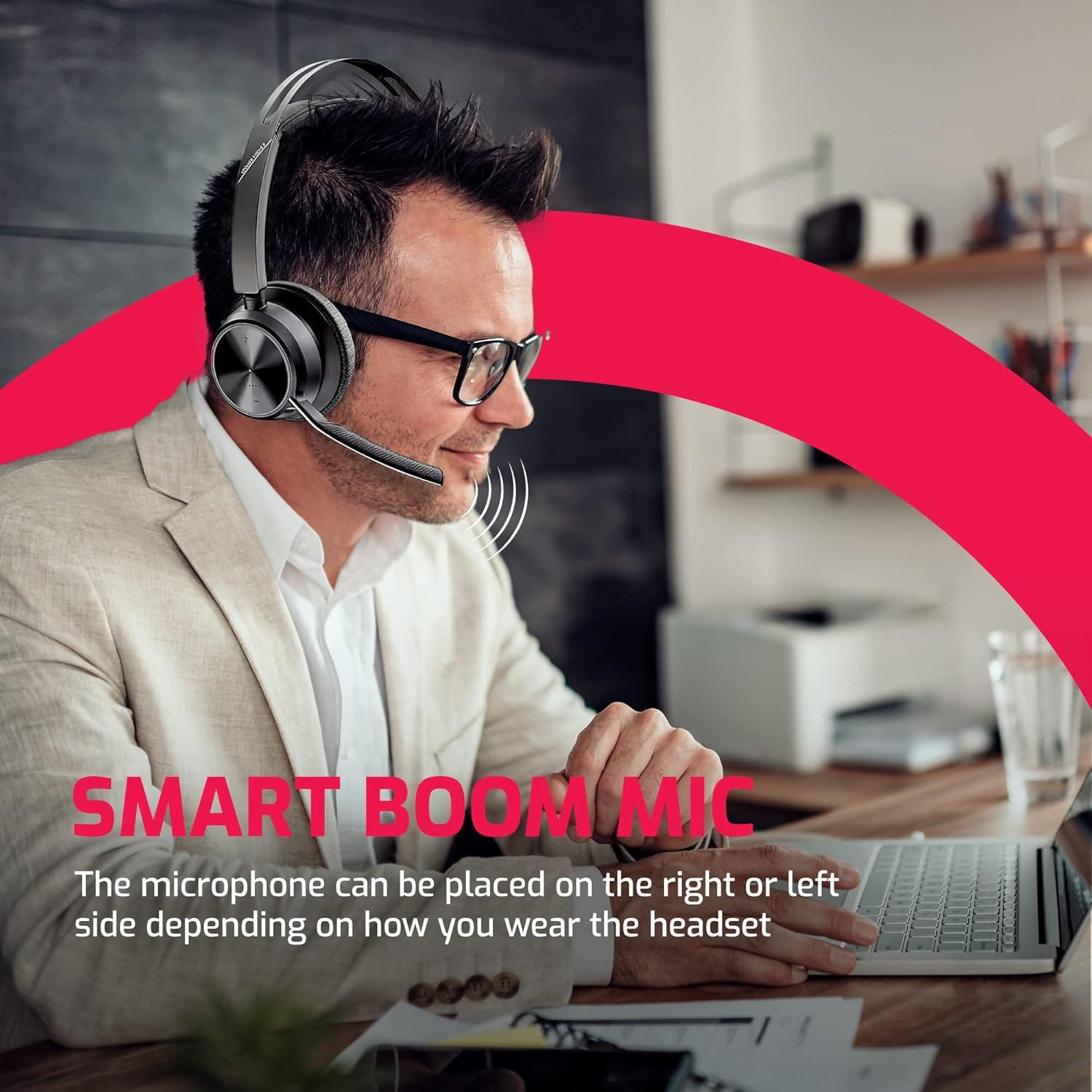 Auricular Estéreo Bluetooth Poly Voyager Focus 2 UC USB-A