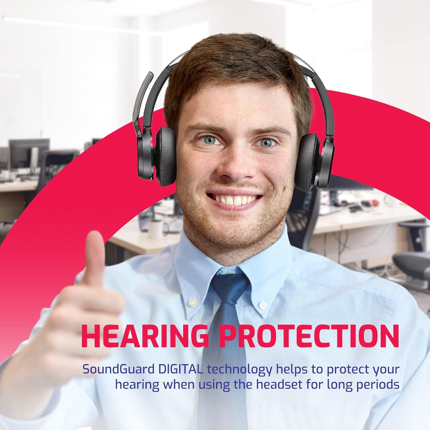 Auricular Estéreo Bluetooth Poly Voyager Focus 2 UC USB-A