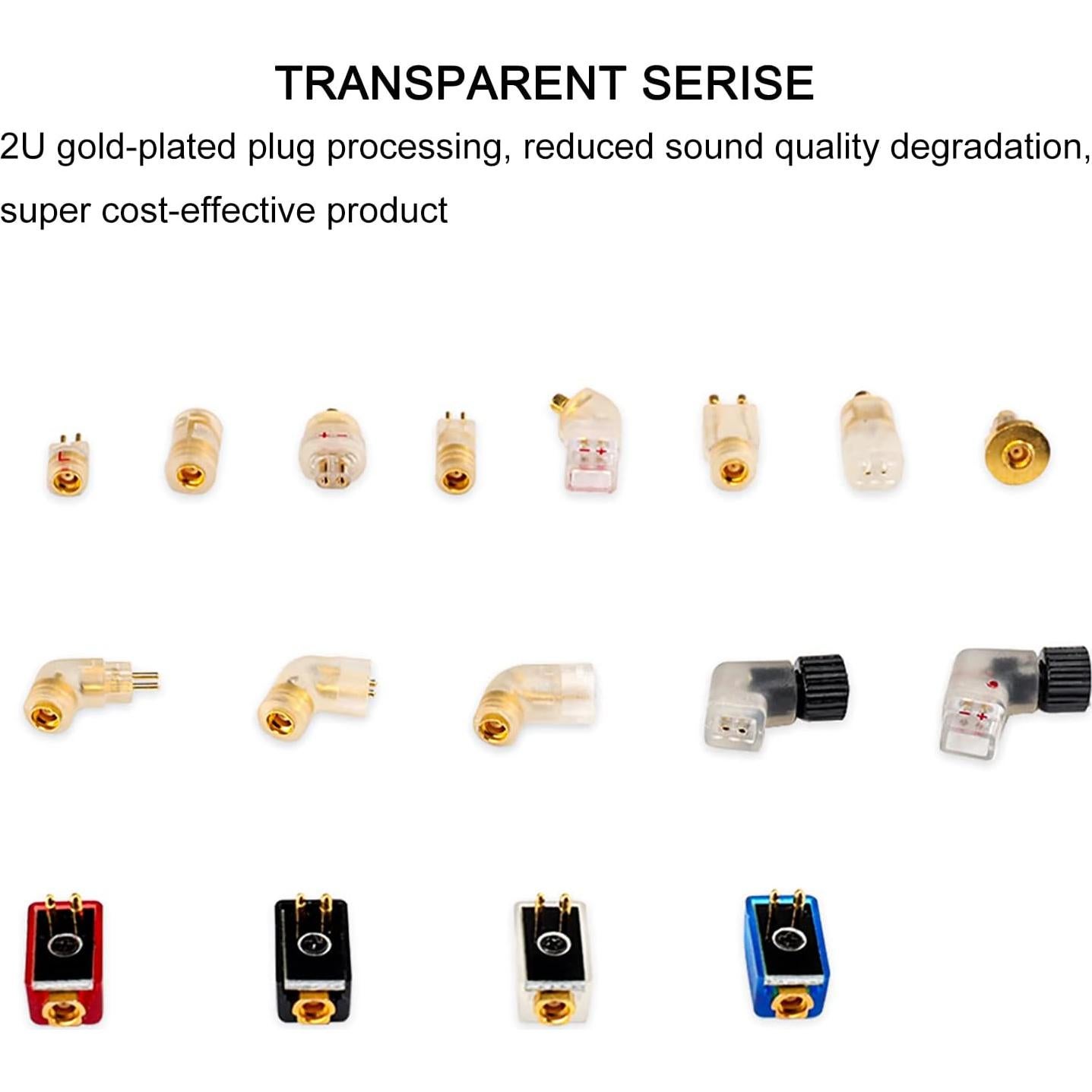 Adaptador Hembra FOSTEX 0.78 a Macho 0.78/0.75 2 Pines Negro
