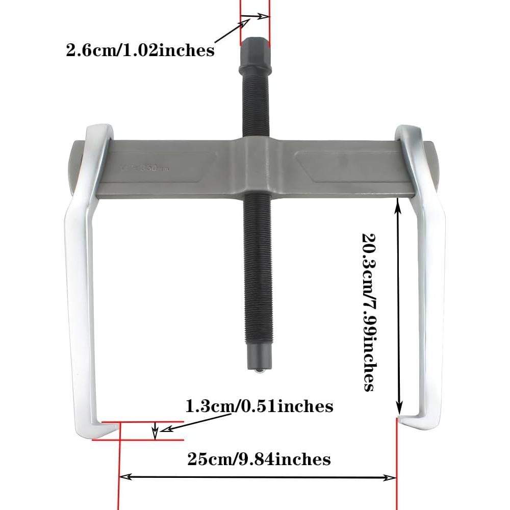 Extractor de Engranajes 2 Garras MANNIFEN 35.56 cm Ajustable