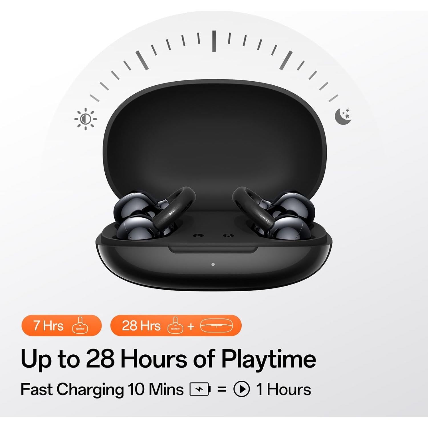 Auriculares Inalámbricos OpenRock E - Bluetooth 6.0, 28h Batería