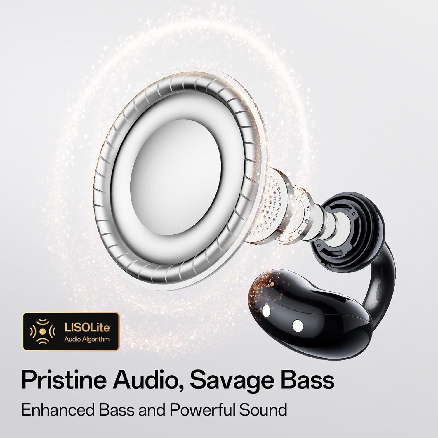 Auriculares Inalámbricos OpenRock E - Bluetooth 6.0, 28h Batería