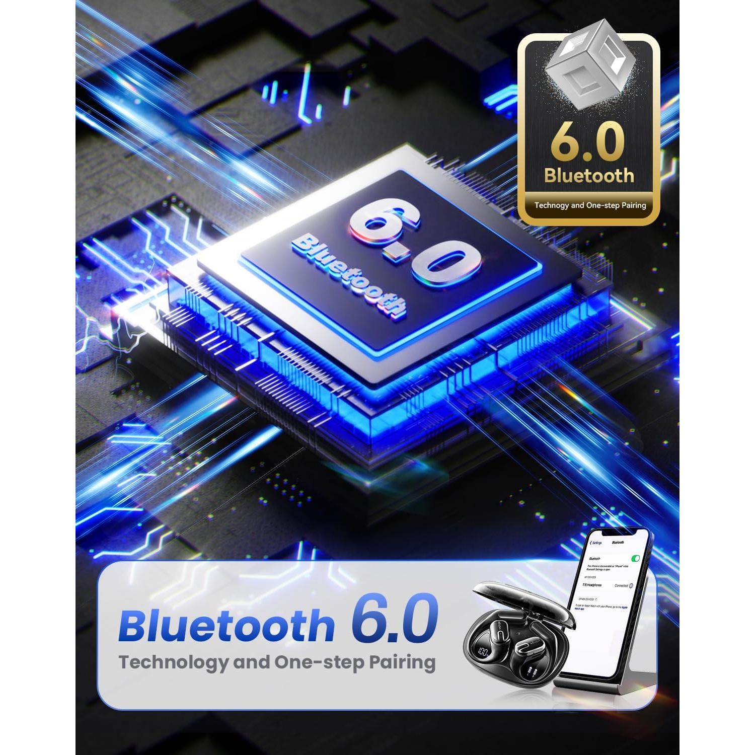 Auriculares Inalámbricos Bluetooth Vnilrgle T15 - 80h Batería