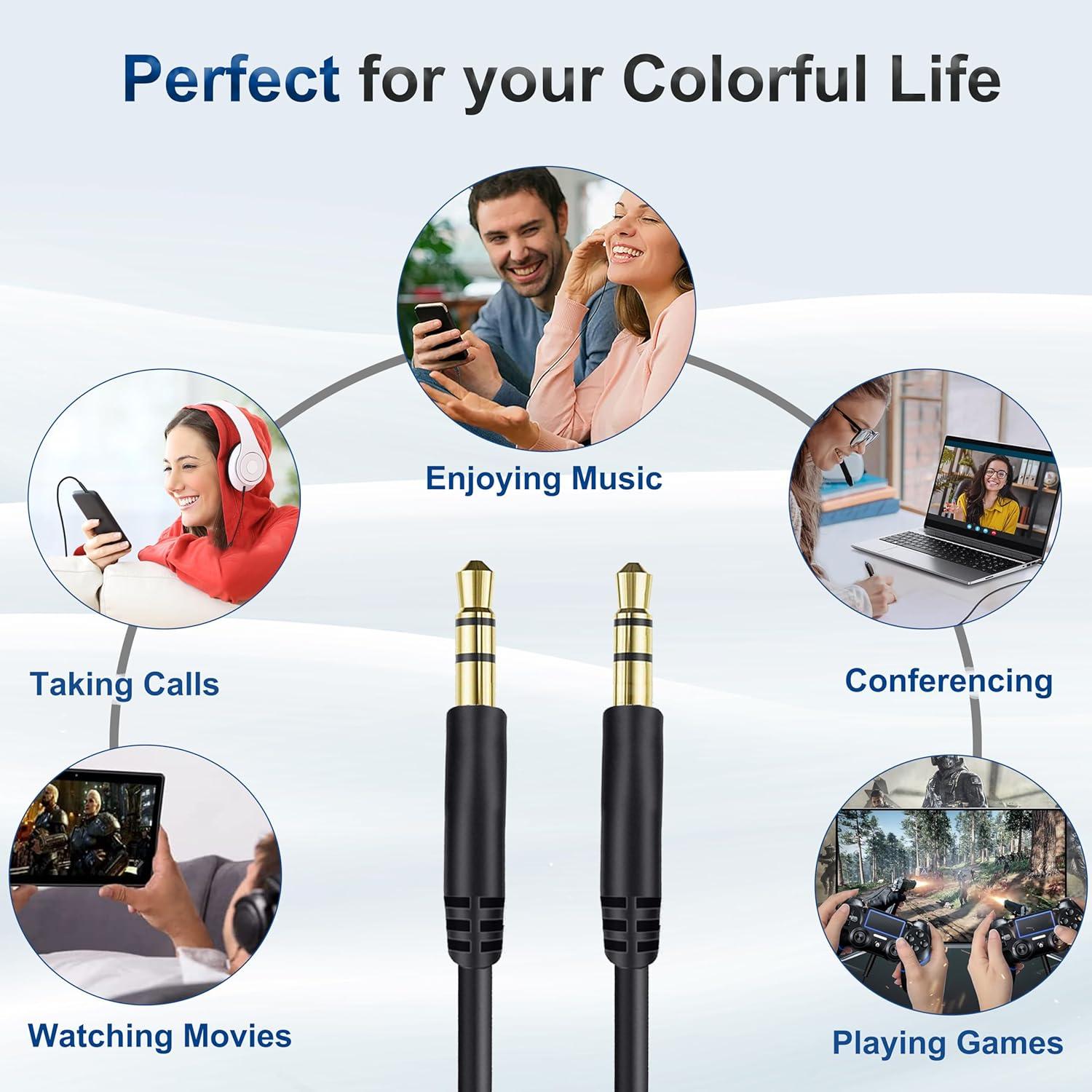 Cable de Audio 3.5mm Callez para Auriculares Beats y Sony