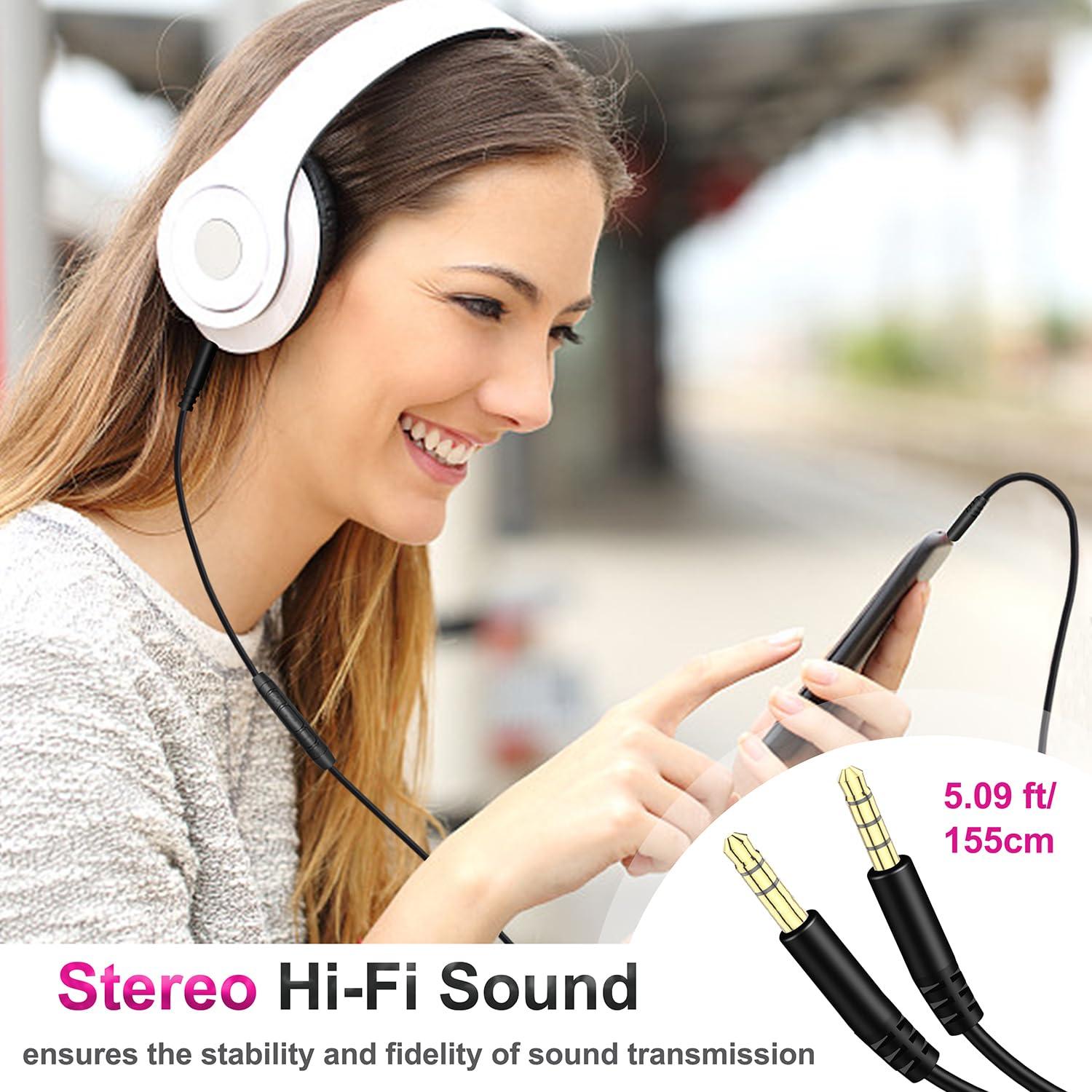 Cable de audio 3.5mm Callez para auriculares Beats y Sony