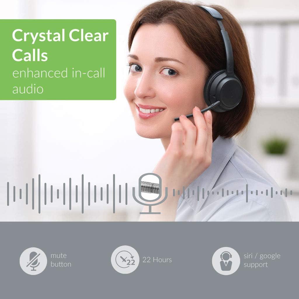 Auriculares Bluetooth Avantree AH6B On Ear con micrófono 22h