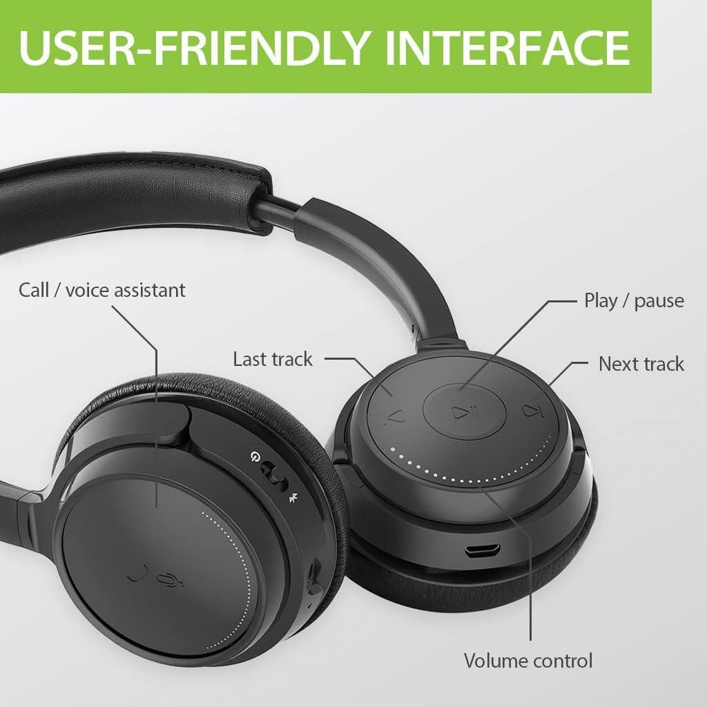 Auriculares Bluetooth Avantree AH6B On Ear con micrófono 22h