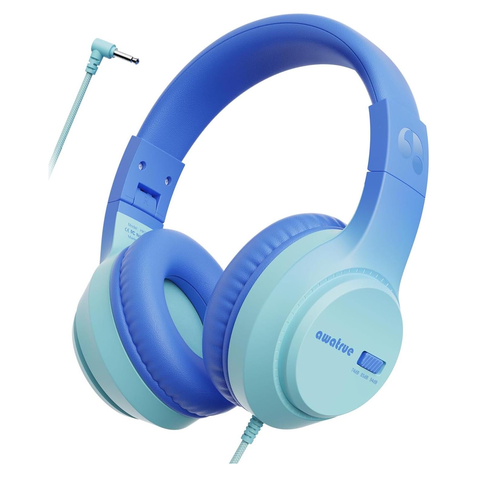 Auriculares Intraaurales para Niños AwaTrue HK07 Azul 230g