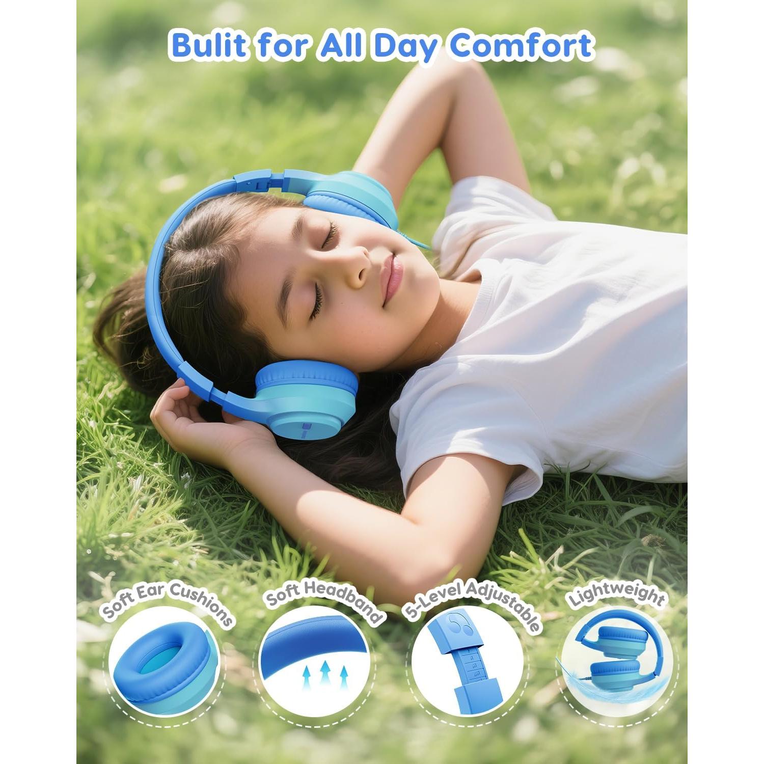 Auriculares Intraaurales para Niños AwaTrue HK07 Azul 230g