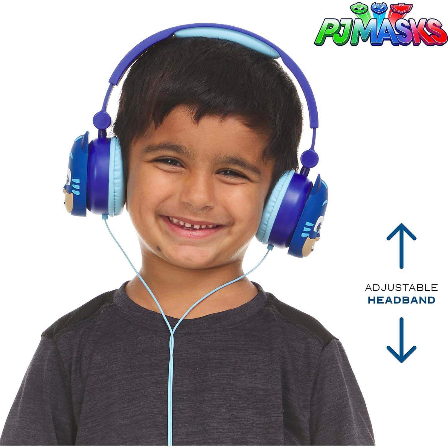 Auriculares Sakar PJ Masks para Niños - Sonido Estéreo, Control de Volumen