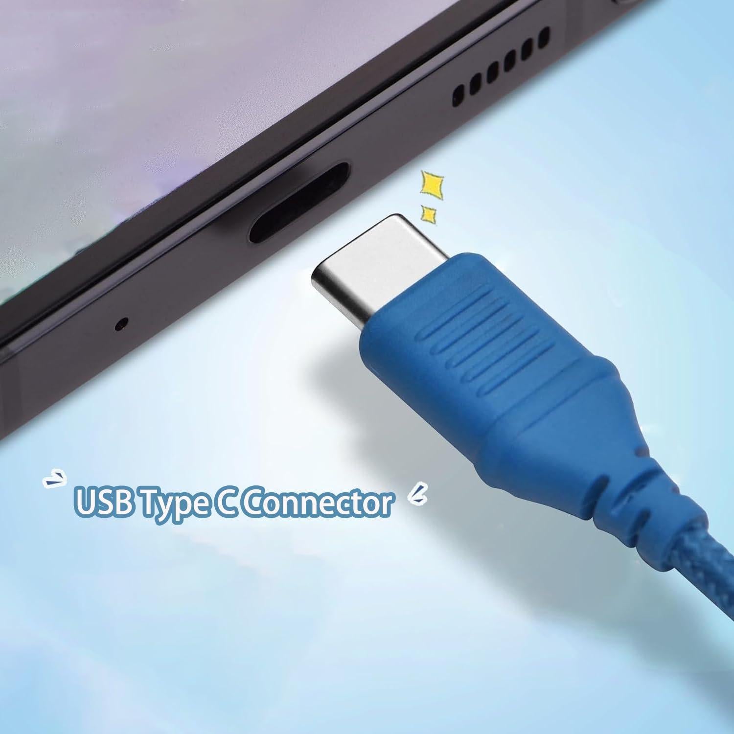 Auriculares USB Tipo C para Niños Bywulanda con Micrófono y LED