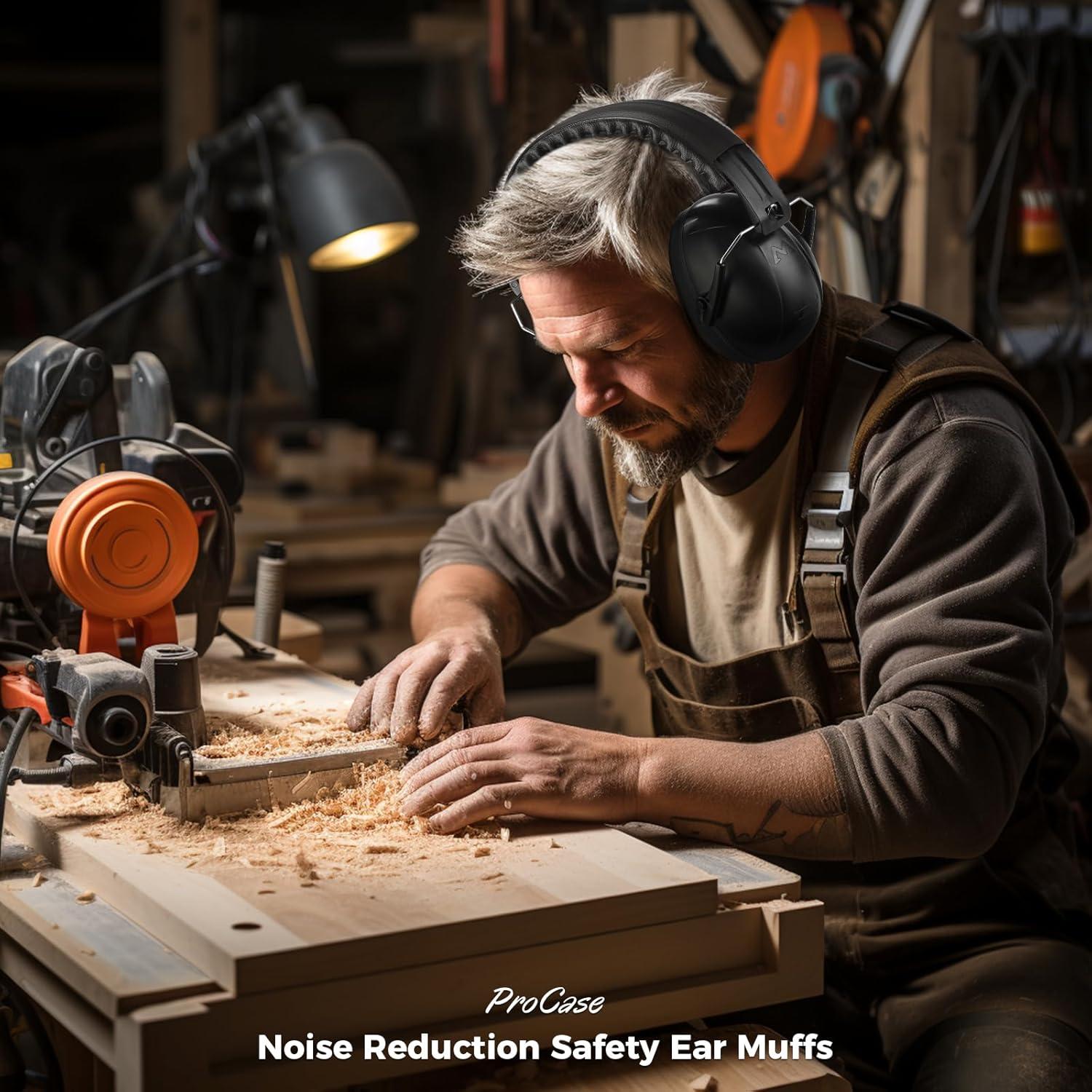 Auriculares ProCase de Reducción de Ruido NRR 28dB