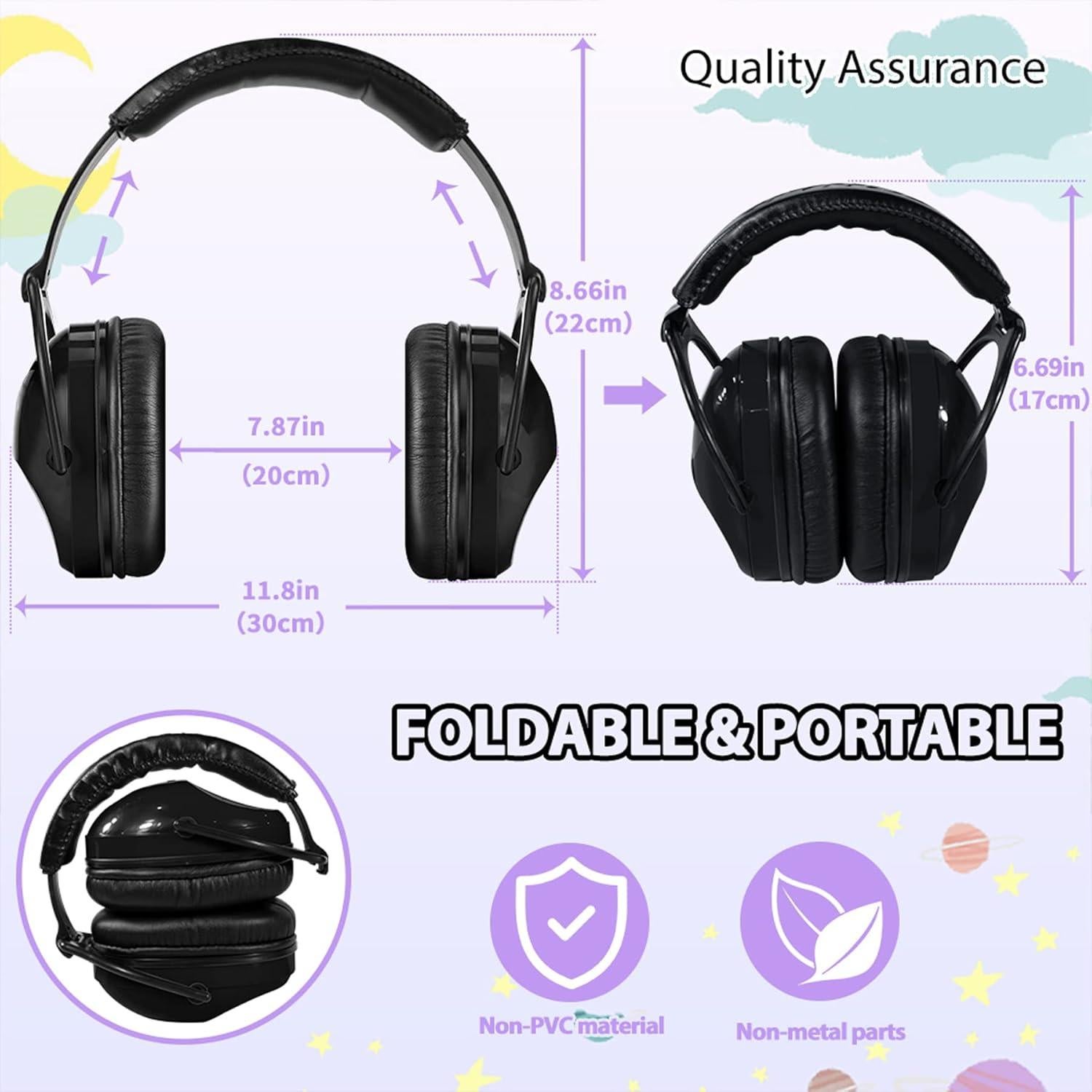 Auriculares ZOHAN 030 para Niños con Cancelación de Ruido