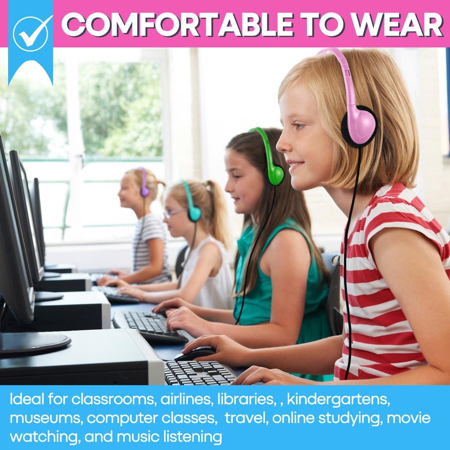 Auriculares con Cable Gaosen GS857 Paquete de 6 para Niños