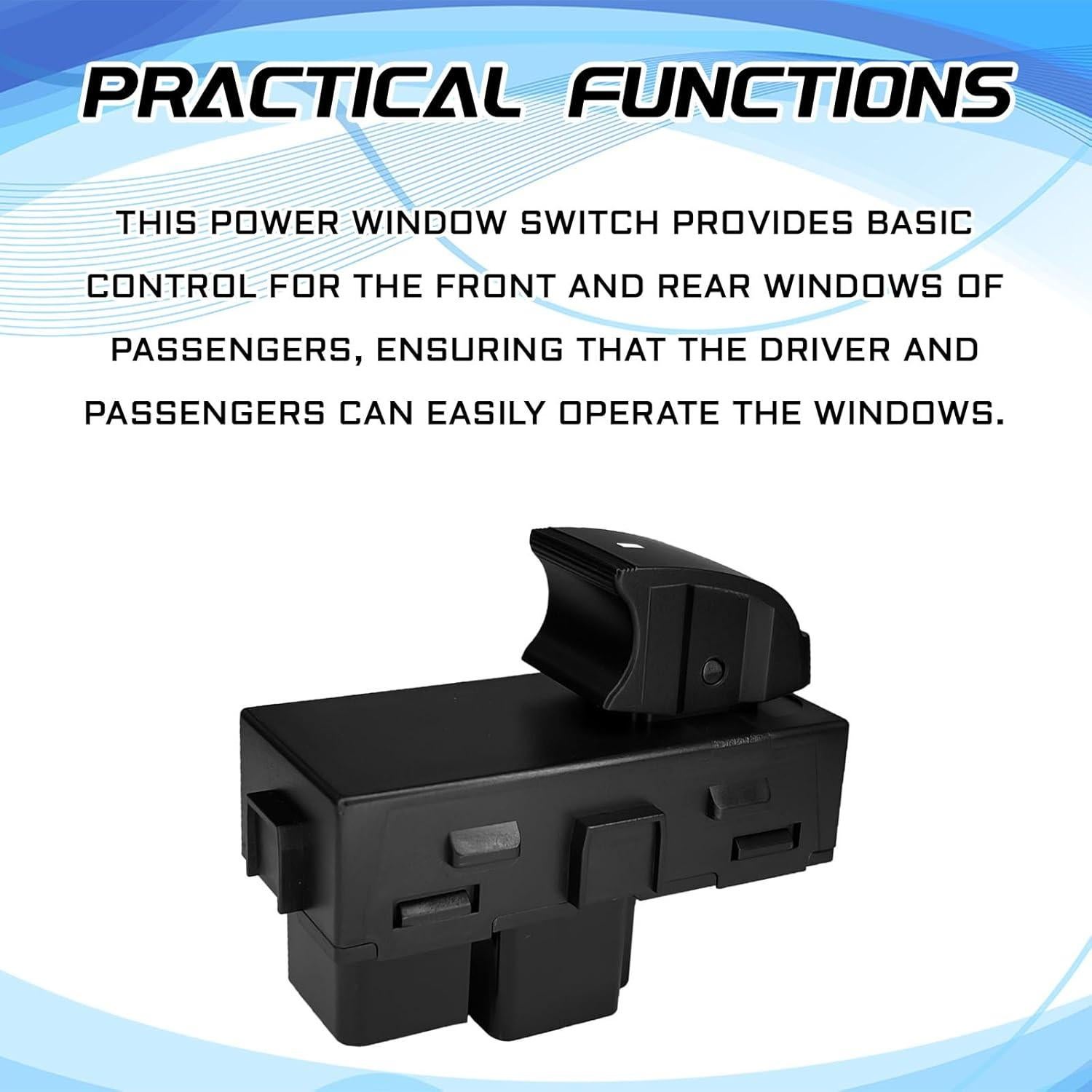 Interruptor de Ventana Eléctrica Lateral Pasajero Pvotawp 2 PCS