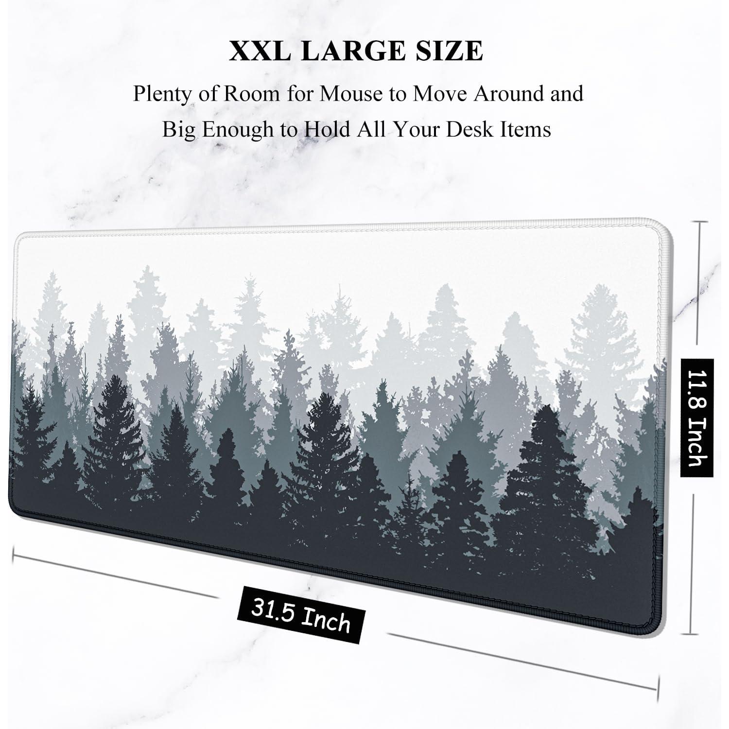 Alfombrilla de Ratón Grande Auhoahsil 80x30 cm Antideslizante