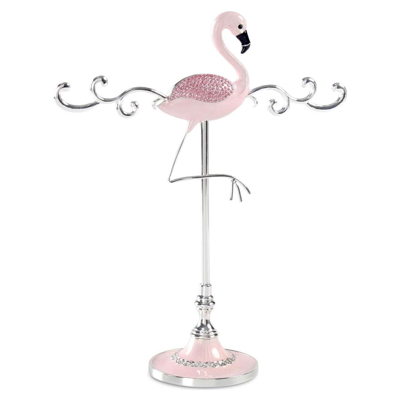 Organizador de Joyería LASODY Flamingo Rosa para Collares