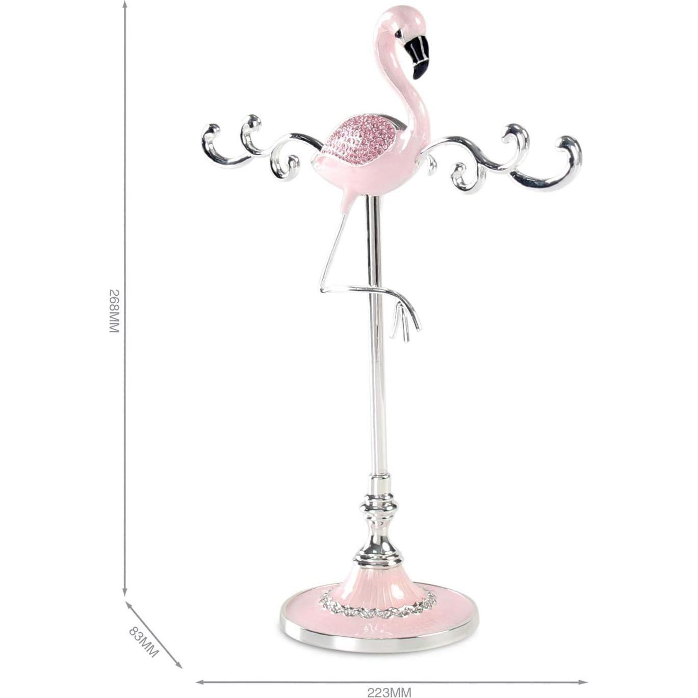Organizador de Joyería LASODY Flamingo Rosa para Collares