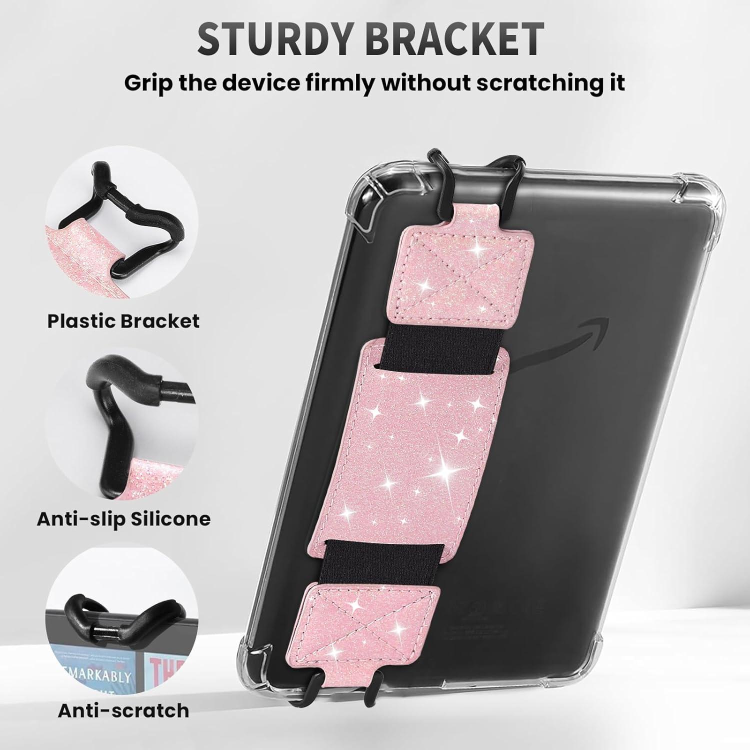 Correa de Mano MoKo para Tabletas 6-8" Rosa y Blanco