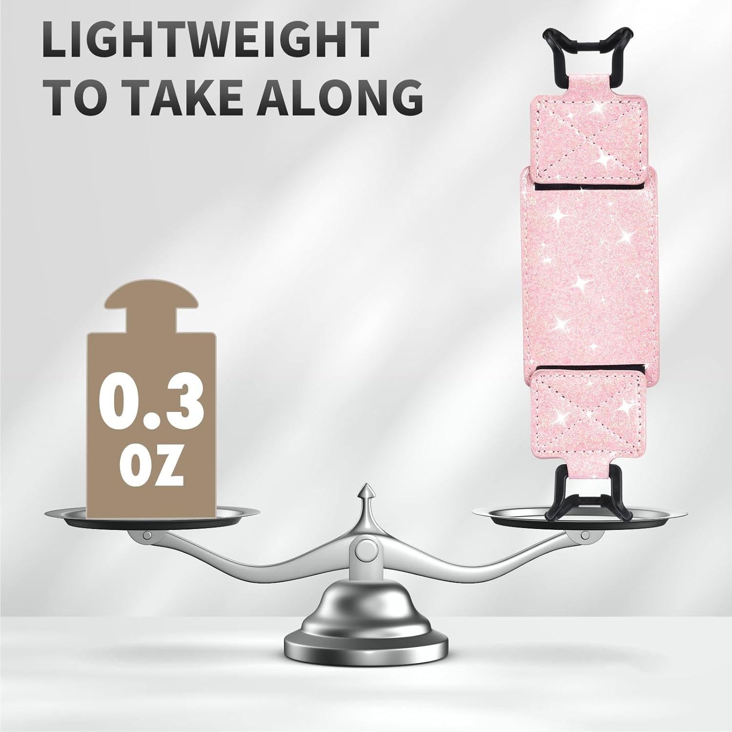 Correa de Mano MoKo para Tabletas 6-8" Rosa y Blanco