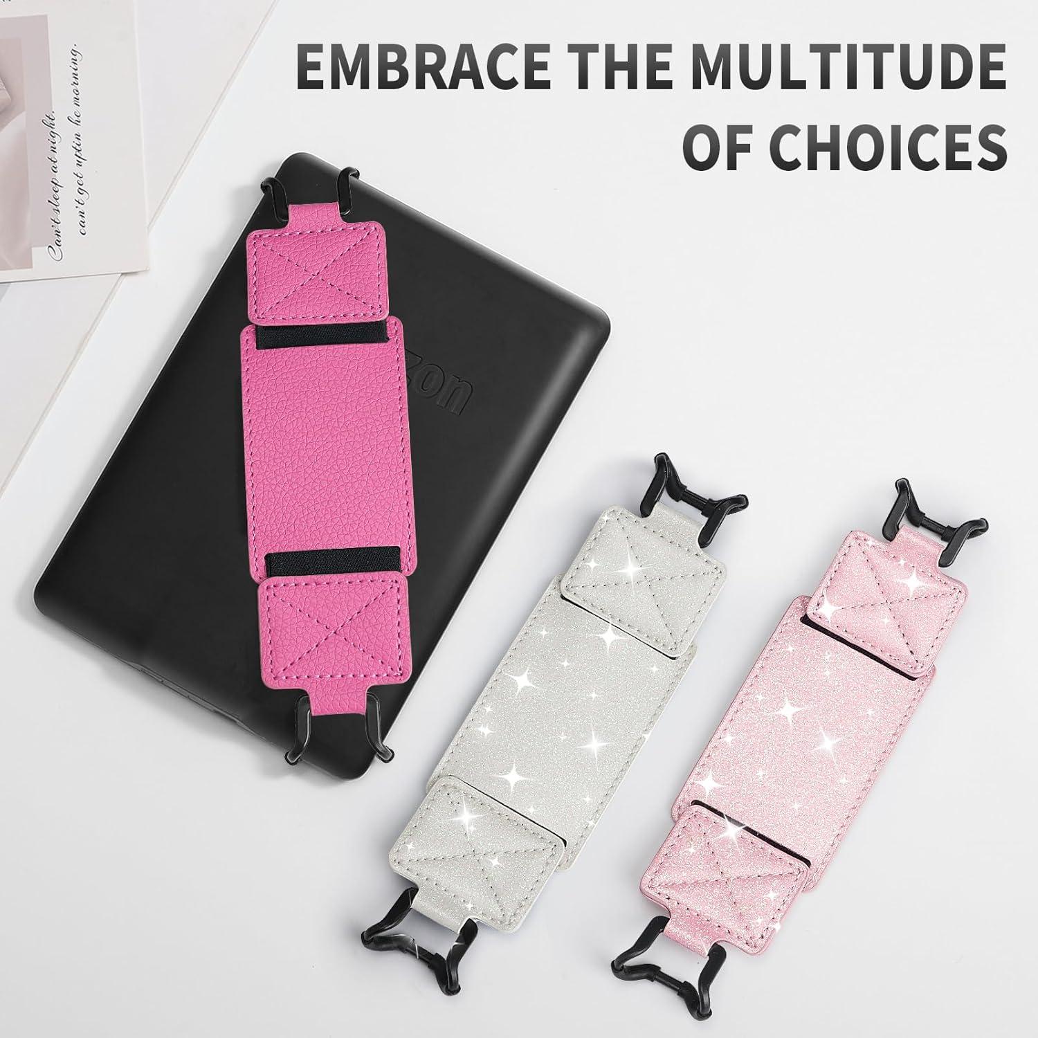 Correa de Mano MoKo para Tabletas 6-8" Rosa y Blanco