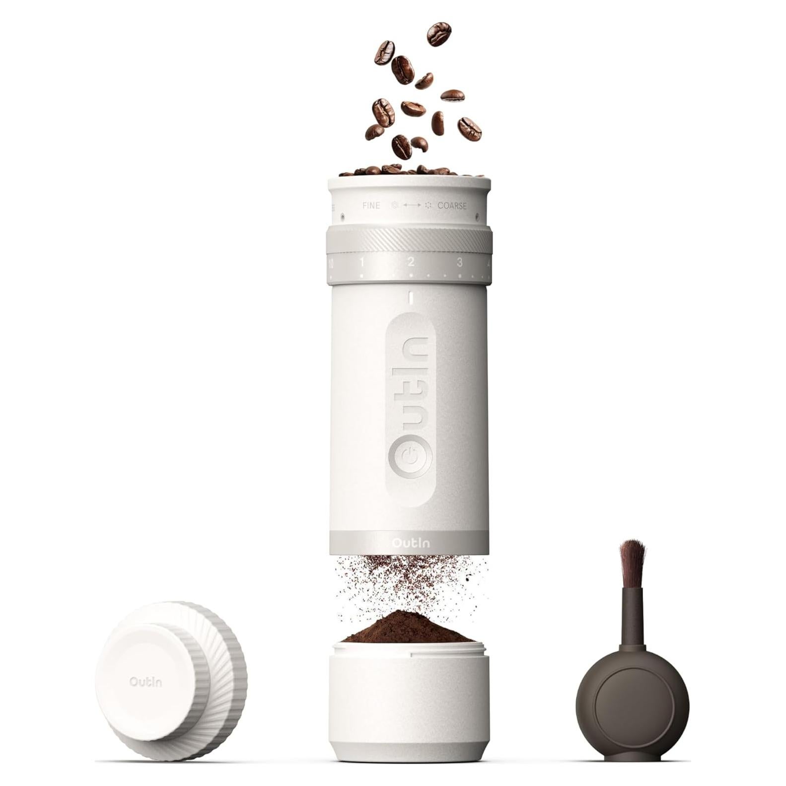 Molinillo de Café Eléctrico Portátil OutIn Fino 28 Ajustes