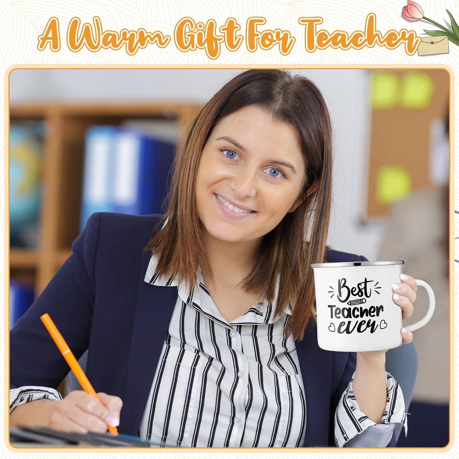 Juego de Regalo para Maestros Taza Cerámica 340ml Calentador