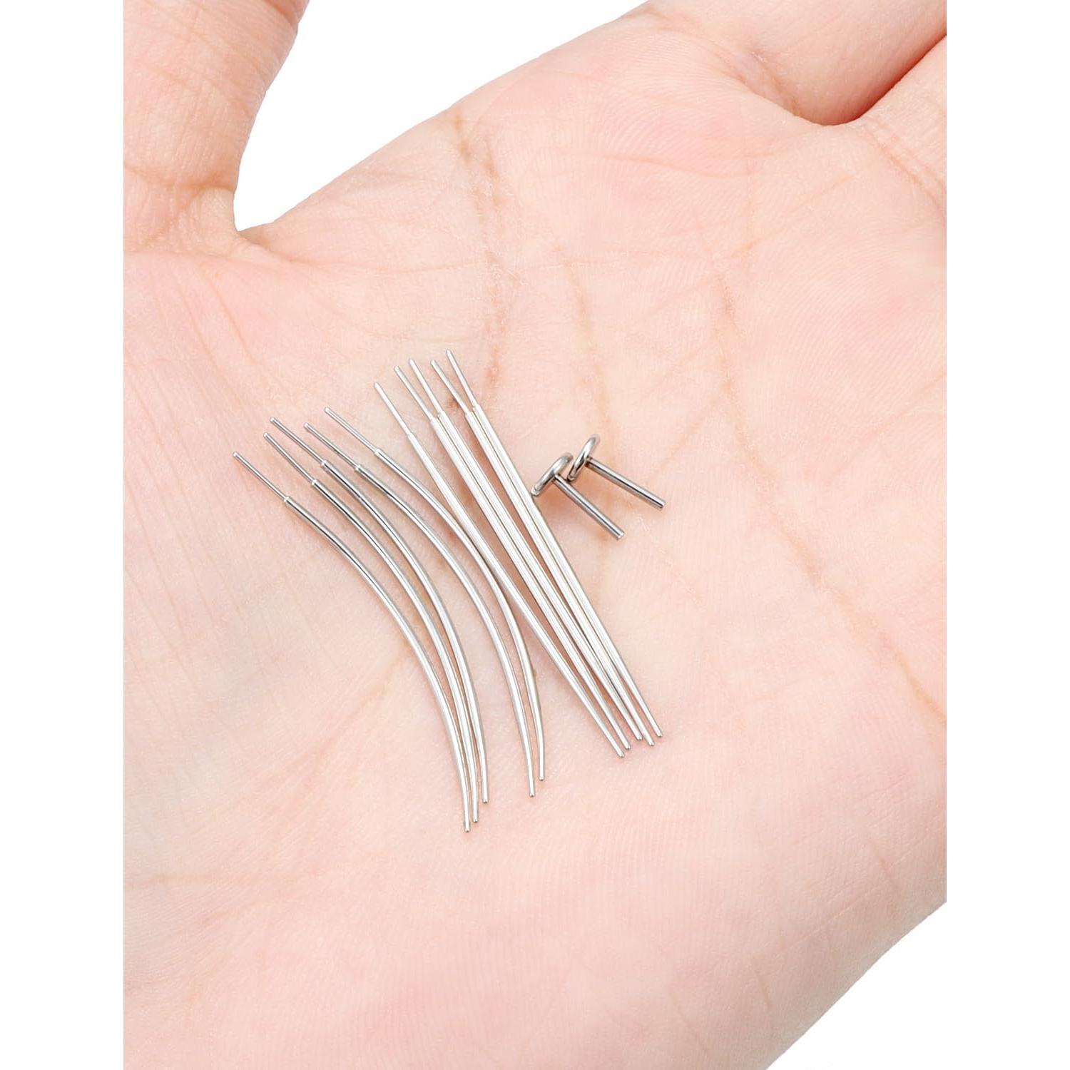 Anillo de nariz sin rosca Pnsgisr 20G acero quirúrgico