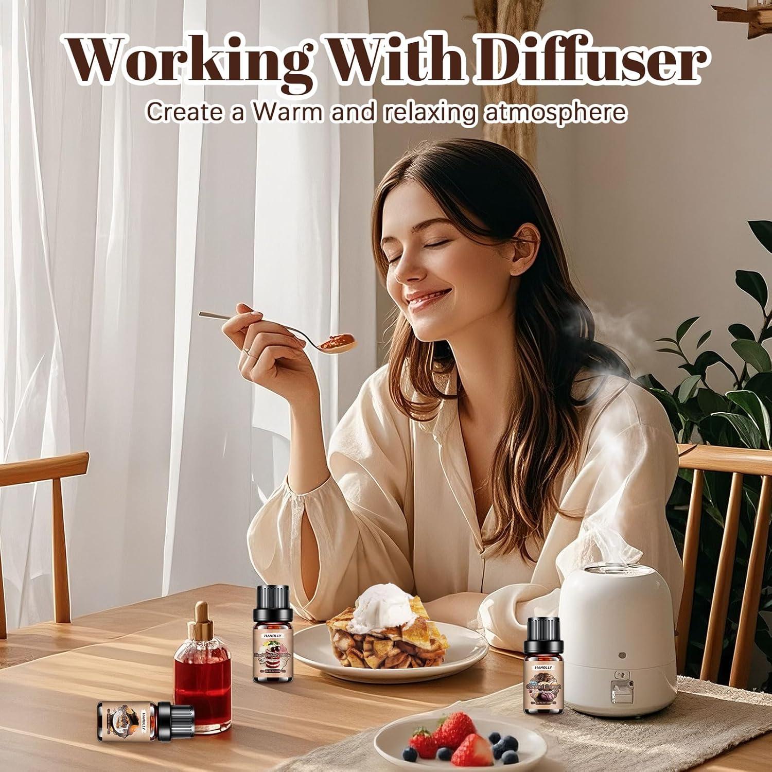 Juego de Aceites Esenciales de Panadería Hanolly - 6 Fragancias