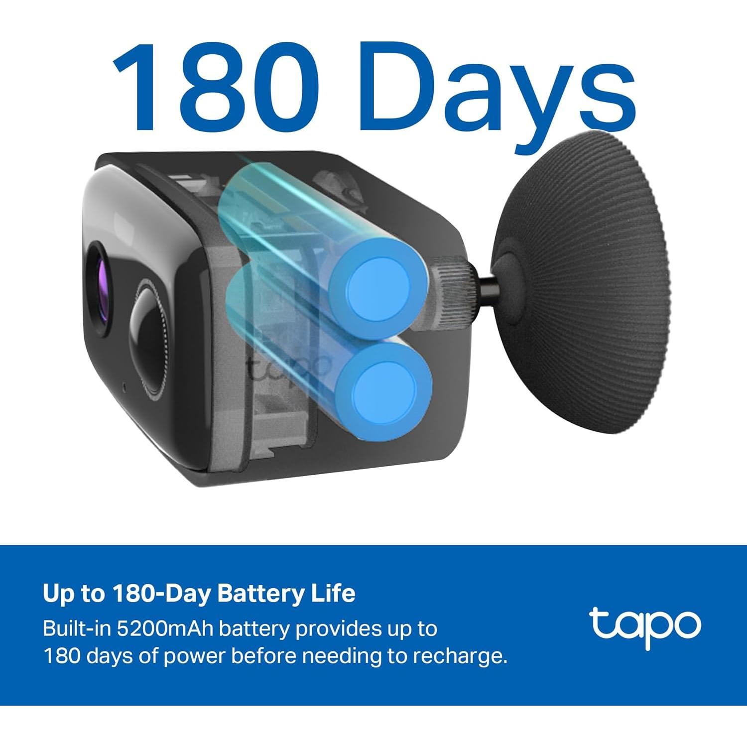 Cámara de Seguridad Inalámbrica Tapo C401 1080P Batería 180 Días