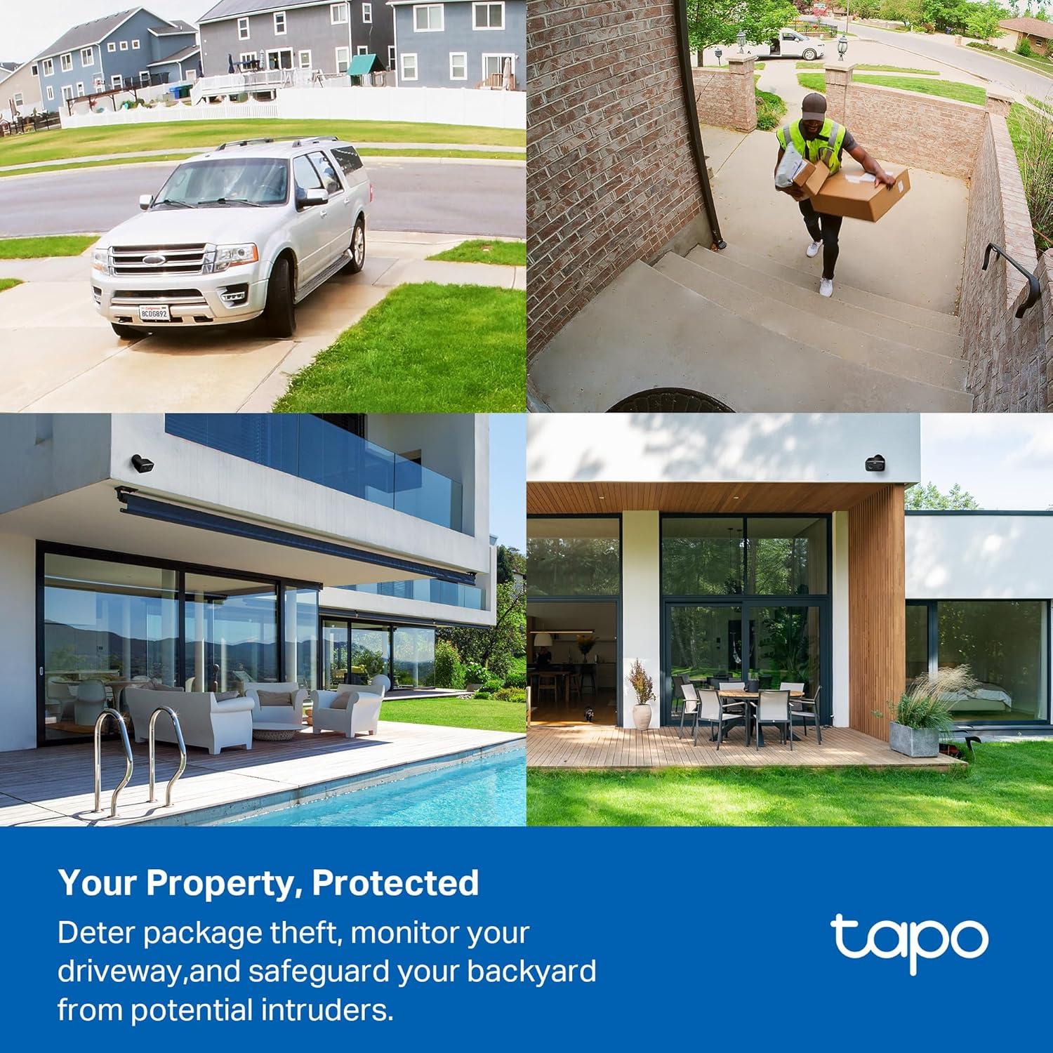 Cámara de Seguridad Inalámbrica Tapo C401 1080P Batería 180 Días