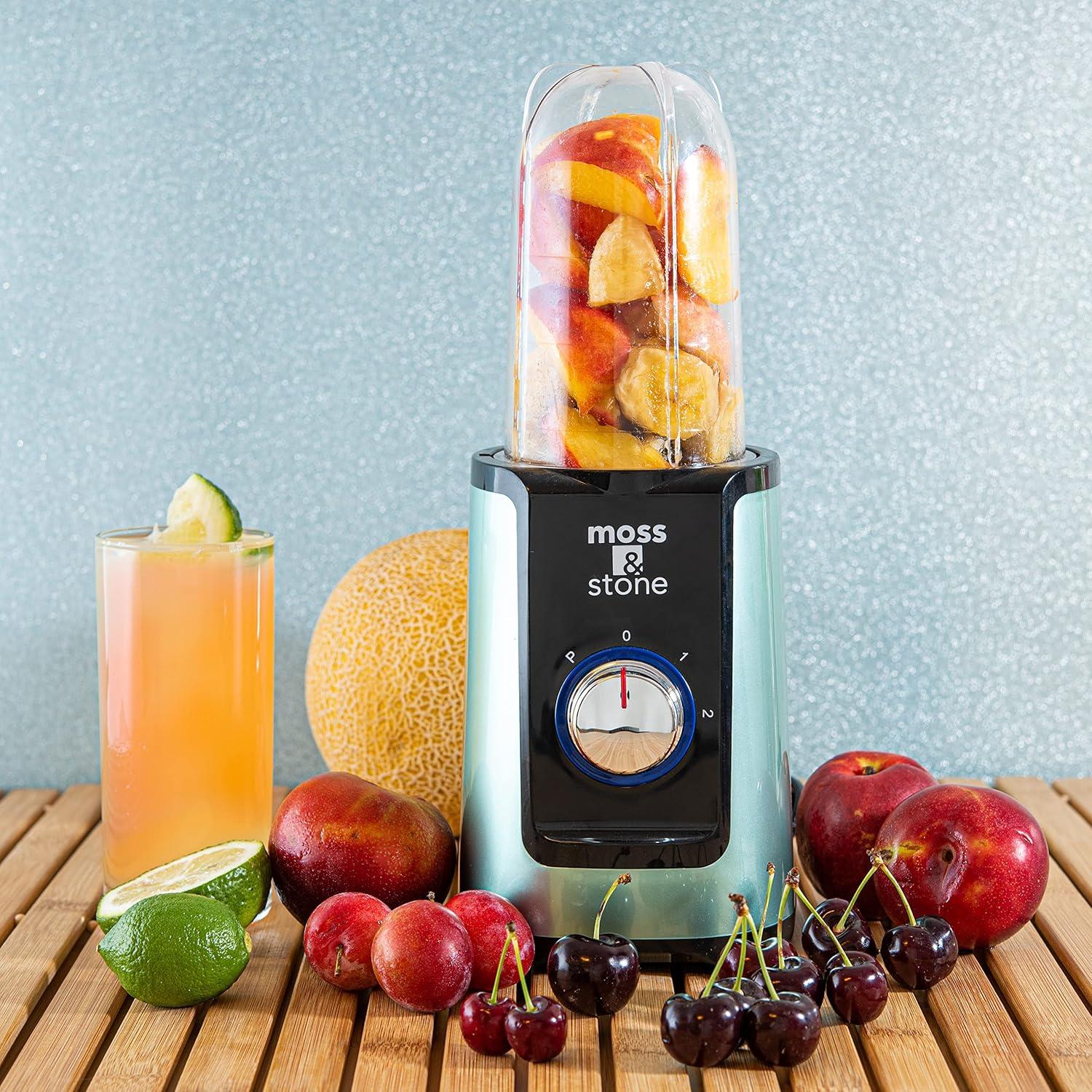 Licuadora Personal Compacta Moss & Stone 800ml Verde