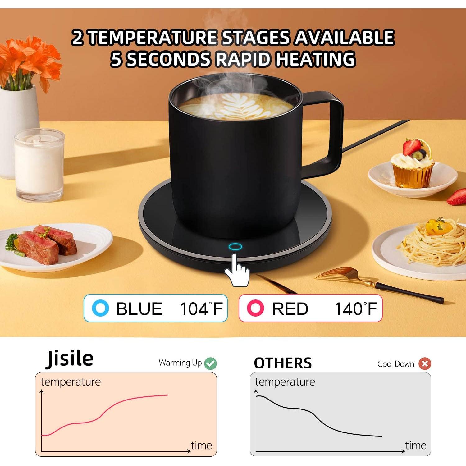 Calentador de Tazas Jisile 2 Temperaturas Automático 12cm