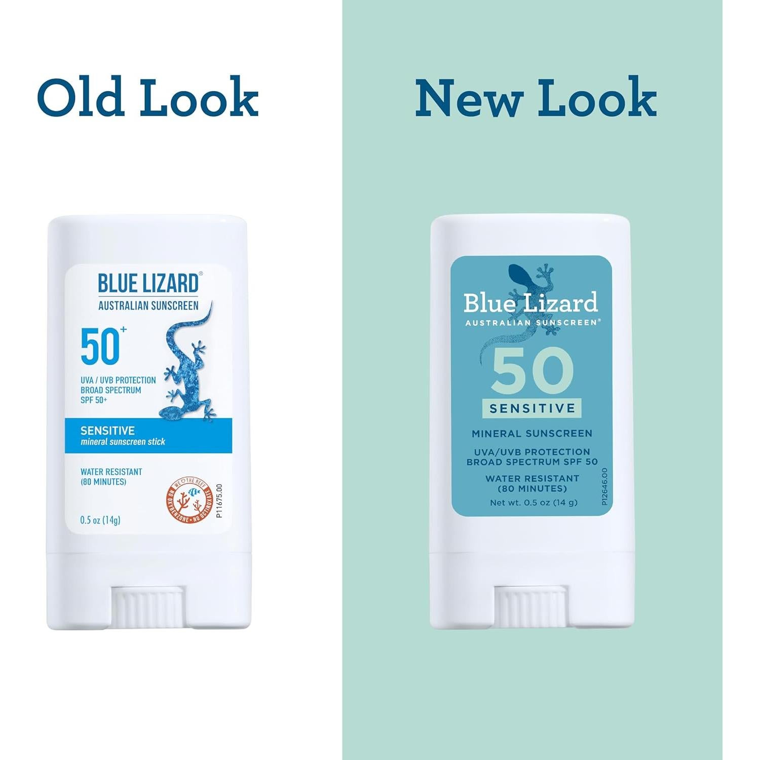 Barra Solar Mineral Blue Lizard SPF 50 Piel Sensible 14.17g