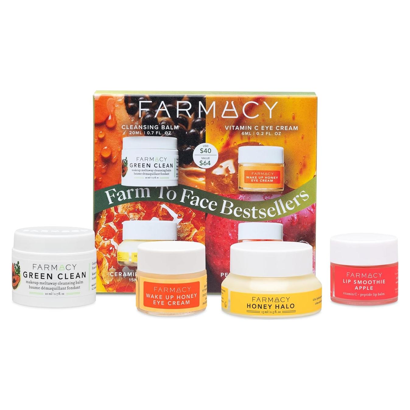 Conjunto de Cuidado de la Piel Farmacy - 4 Productos de Viaje