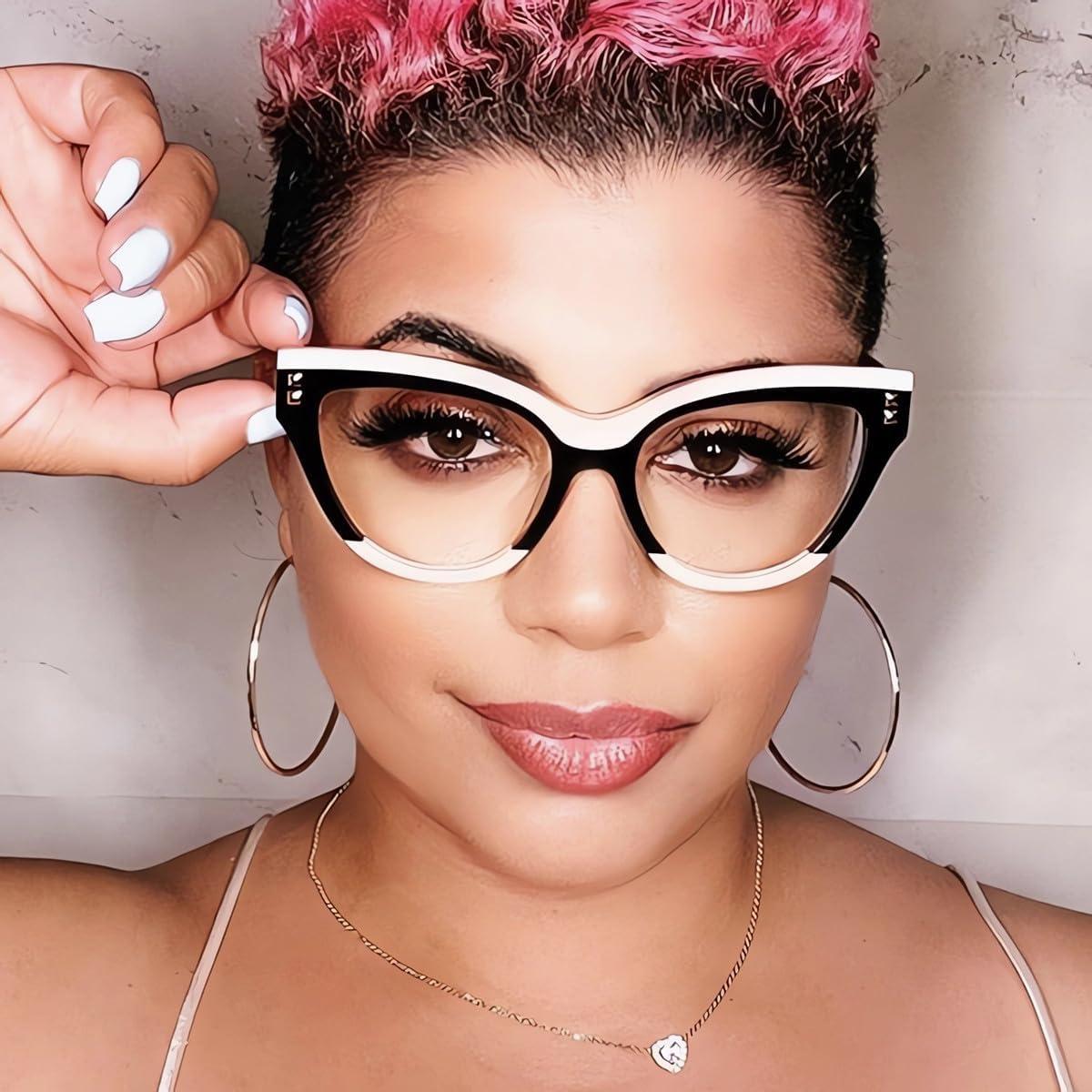 Paquete de 3 Gafas de Ojo de Gato Sin Prescripción para Mujeres