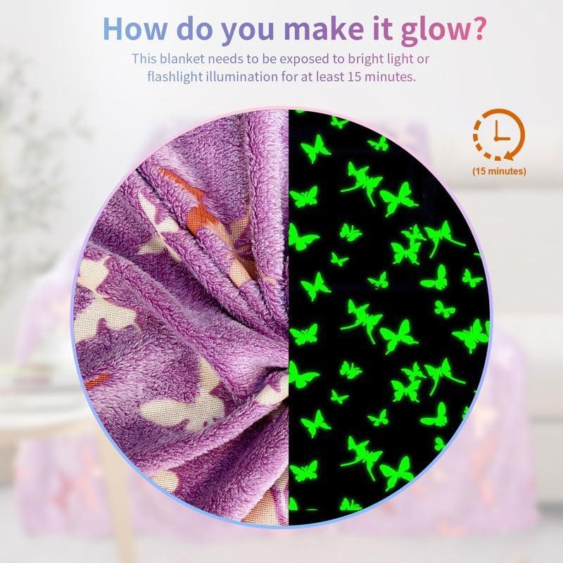 Manta de Mariposa COMFAR 101.6x127cm Suave y Lavable