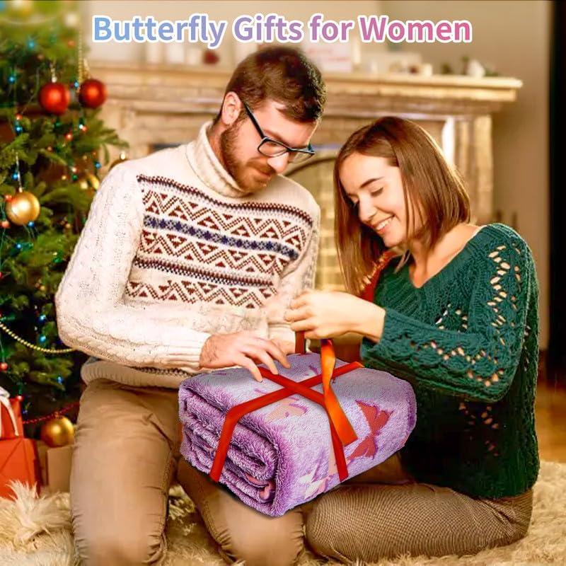 Manta de Mariposa COMFAR 101.6x127cm Suave y Lavable