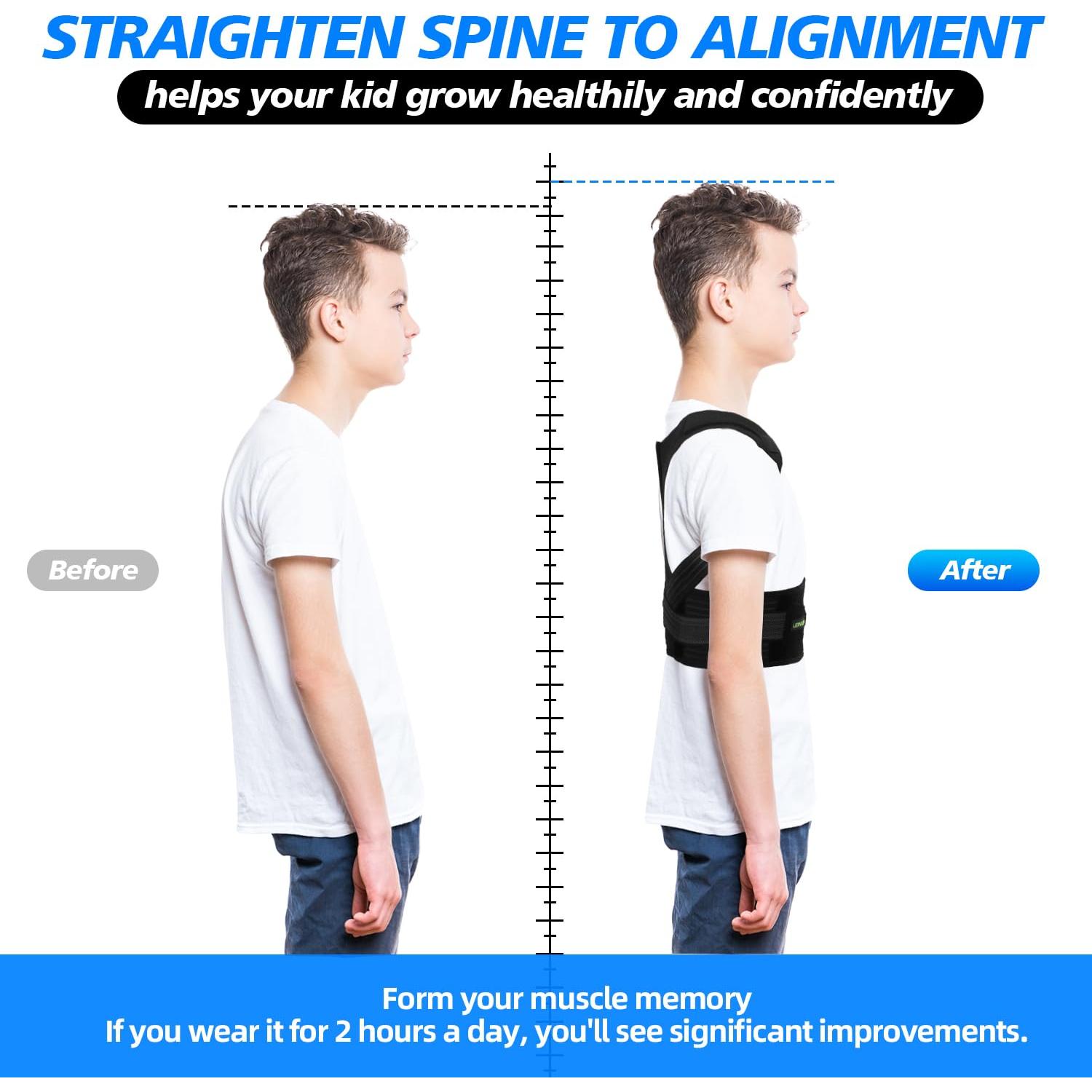 Corrector de Postura Lexniush para Niños y Adolescentes - Ajustable